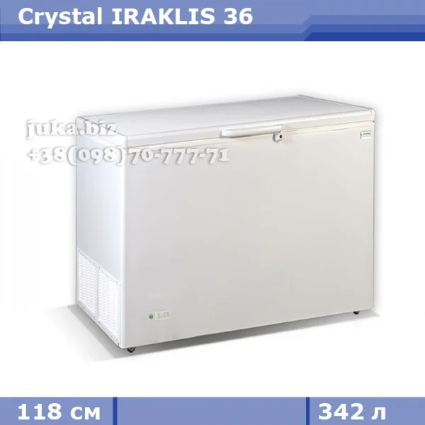 Морозильний лар з глухою кришкою Crystal ІРАКЛІС 36